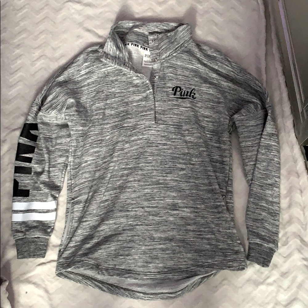 Grey PINK Sweater